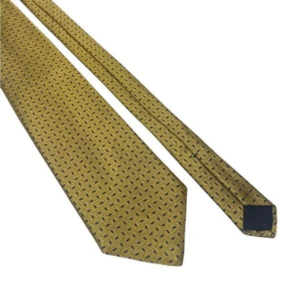 Brooks Brothers Pure Silk Tie Quiet Luxury Old Money Gold Yellow Handmad… - Picture 1 of 6